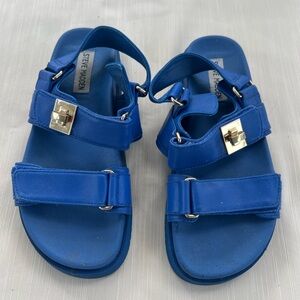 Royal blue Steve Madden sandals size 6